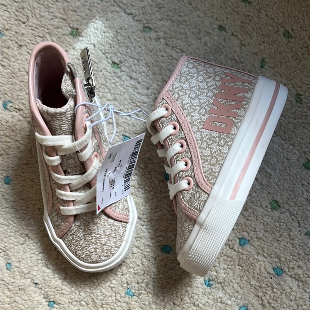 DKNY toddler high top sneakers